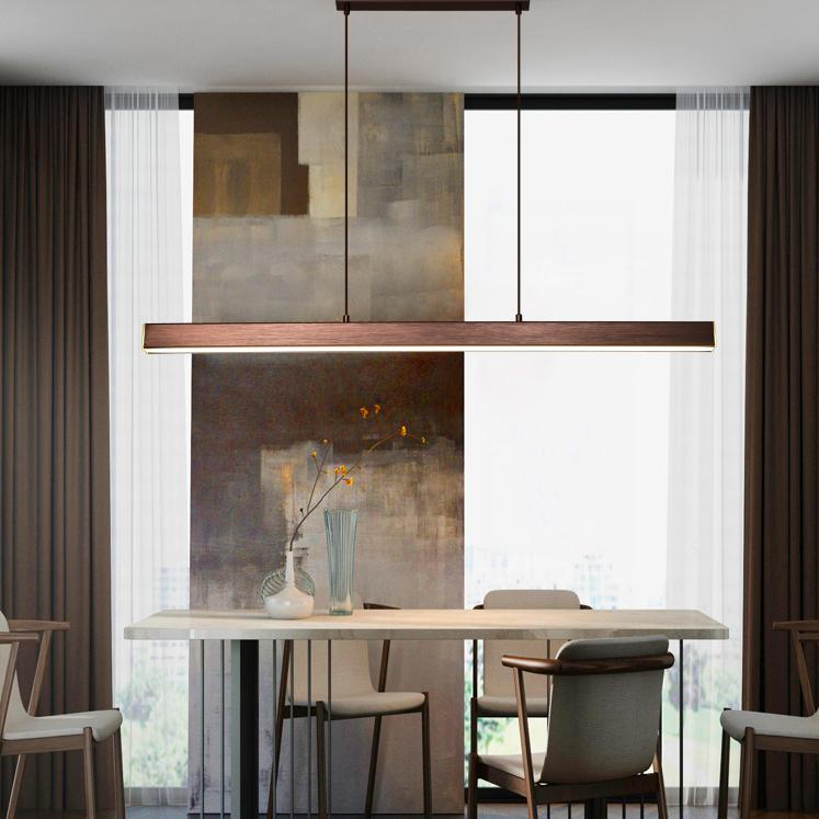 LineaGlow LED Pendant Light | Modern Adjustable Linear Ceiling Fixture