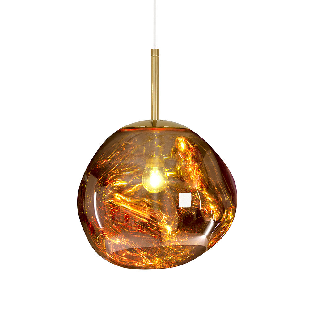 MoltenGlow Gold Bubble Pendant Light | Modern Melt Effect Ceiling Lamp