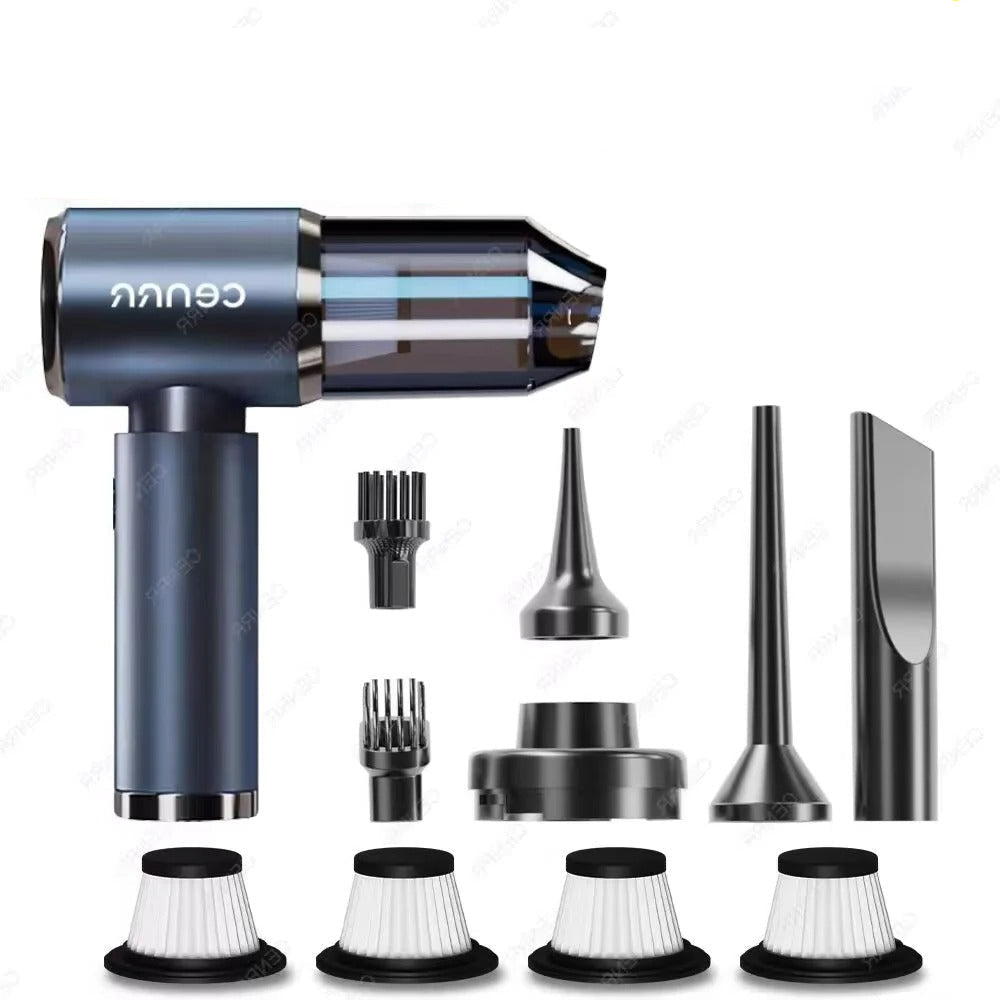210000PA Mini Car Vacuum Cleaner – Portable Wireless Suction