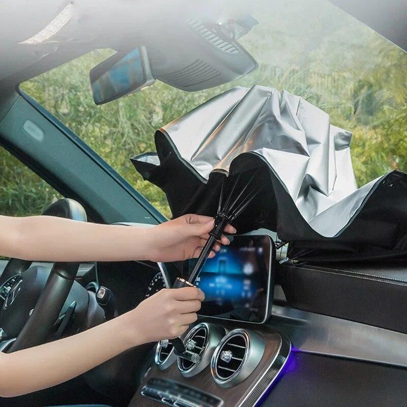 Foldable Car Windshield Sunshade Umbrella UV Protection