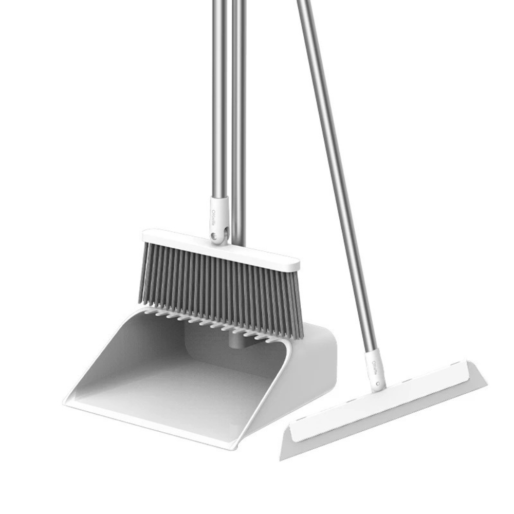 3 in 1 Broom Dustpan and Squeegee Set