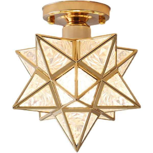 StarGlow LED Ceiling Lamp | Star-Shaped Flush Mount Light