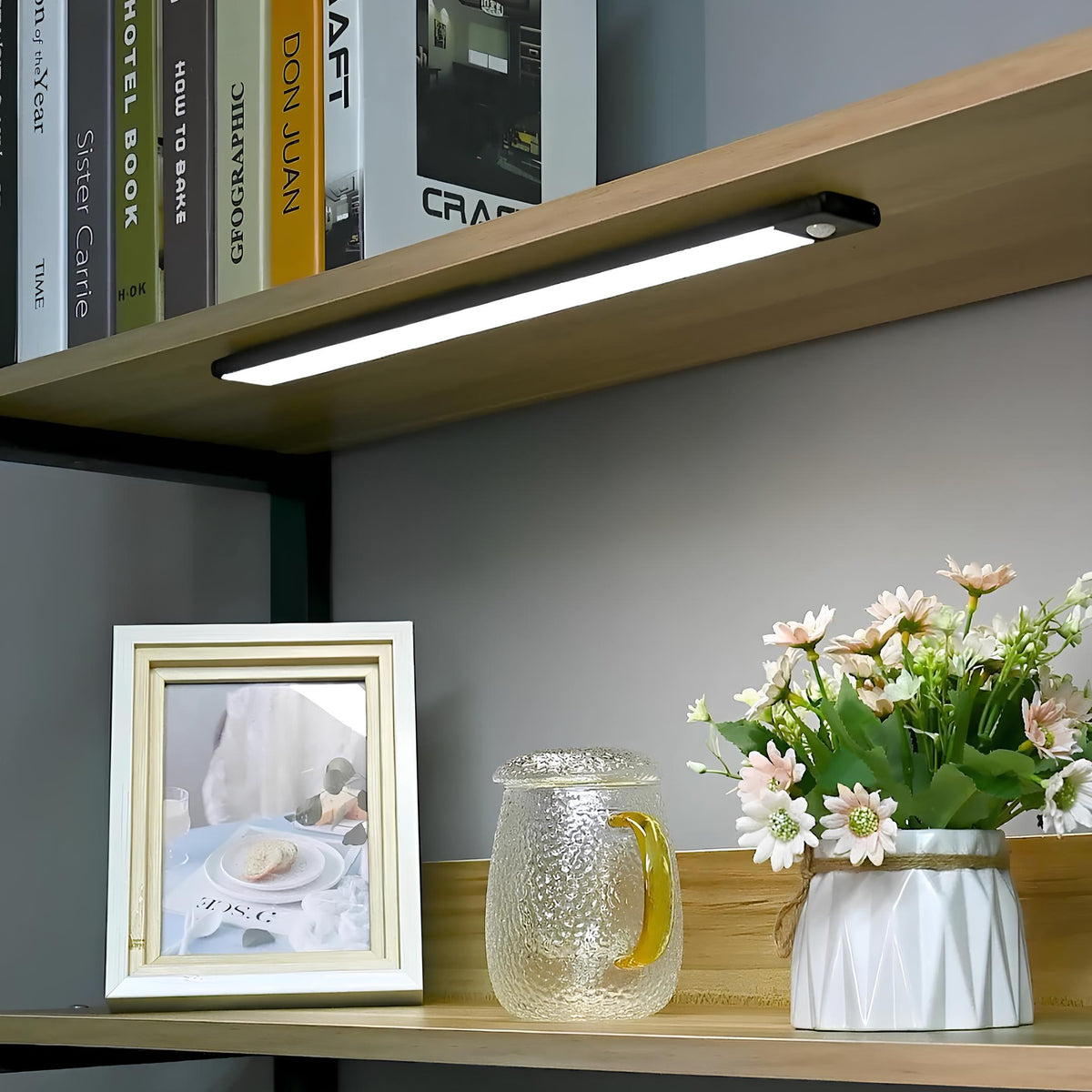 LumiSense LED Motion Sensor Light | Wireless Rechargeable Light with Adjustable Colours