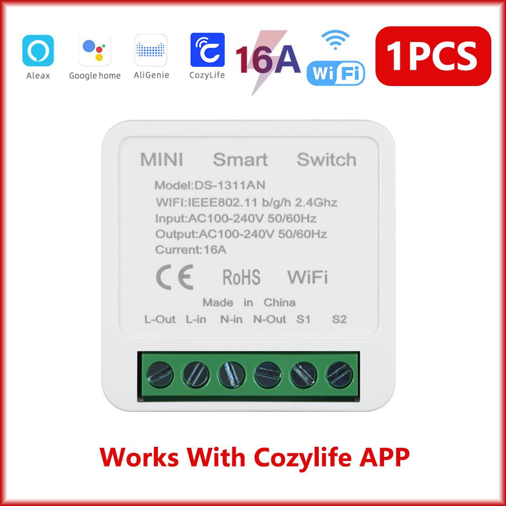 Mini WiFi Smart Switch with Timer & App Control
