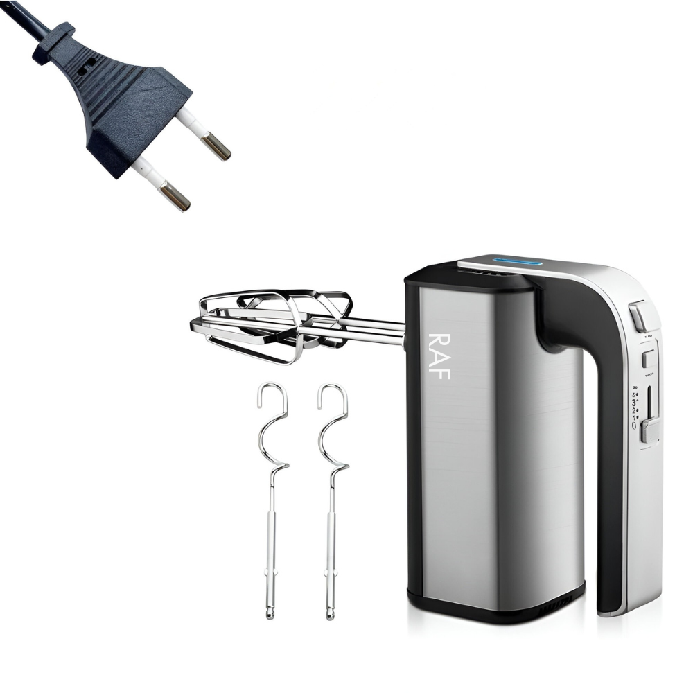 800W Electric Hand Mixer Stainless Steel Beaters