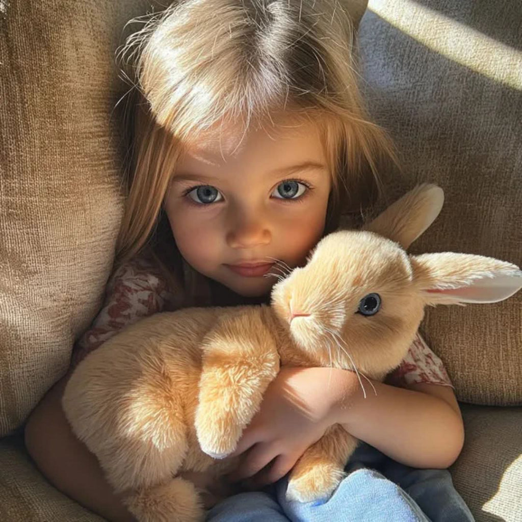HopCuddle Interactive Bunny Plush Hopping Toy for Kids