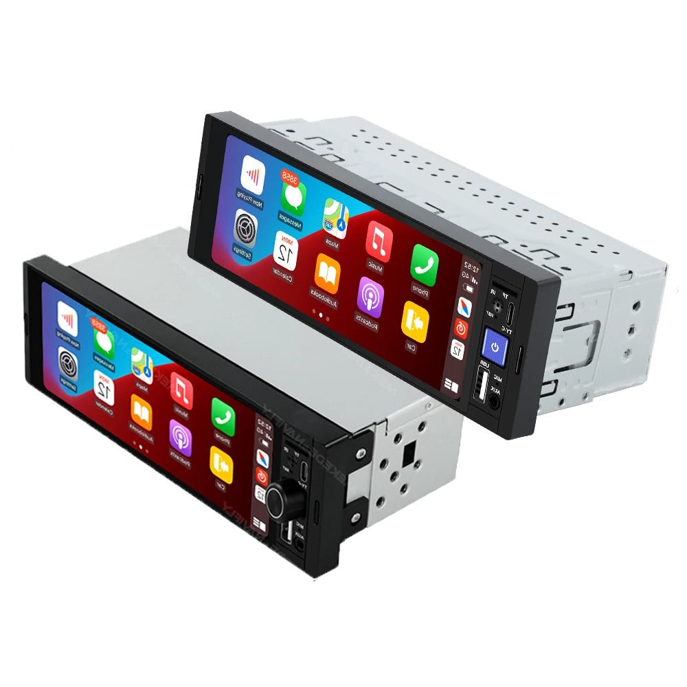 Car Stereo – CarPlay & Android Auto 1Din MP5 Player