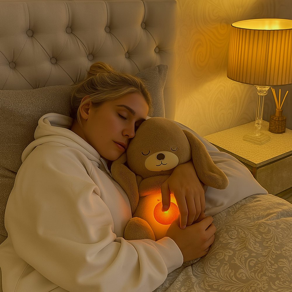 DreamHug Breathing Sleep Plush | Calming Companion with Light & Sound