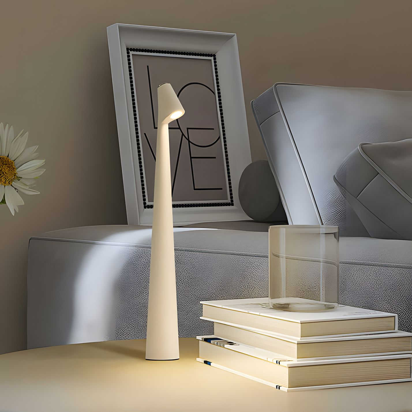LumiSlim Cordless Table Lamp | Dimmable Rechargeable LED Lamp