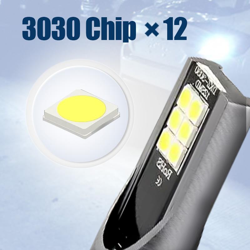H7 H11 LED Headlight Bulbs 6500K 80W Set