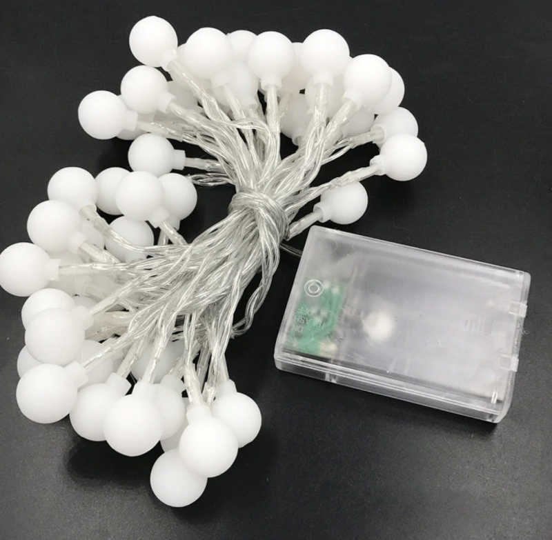 GlowLunara LED String Lights | Warm or Cool White Decorative Fairy Lights