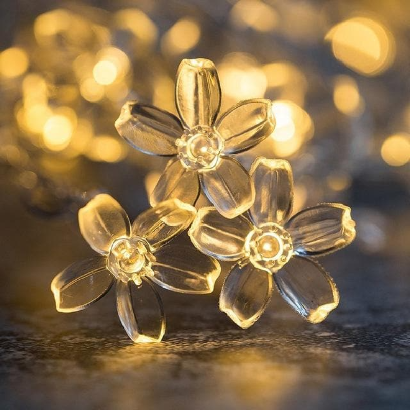 GlowLunara LED String Lights | Warm or Cool White Decorative Fairy Lights