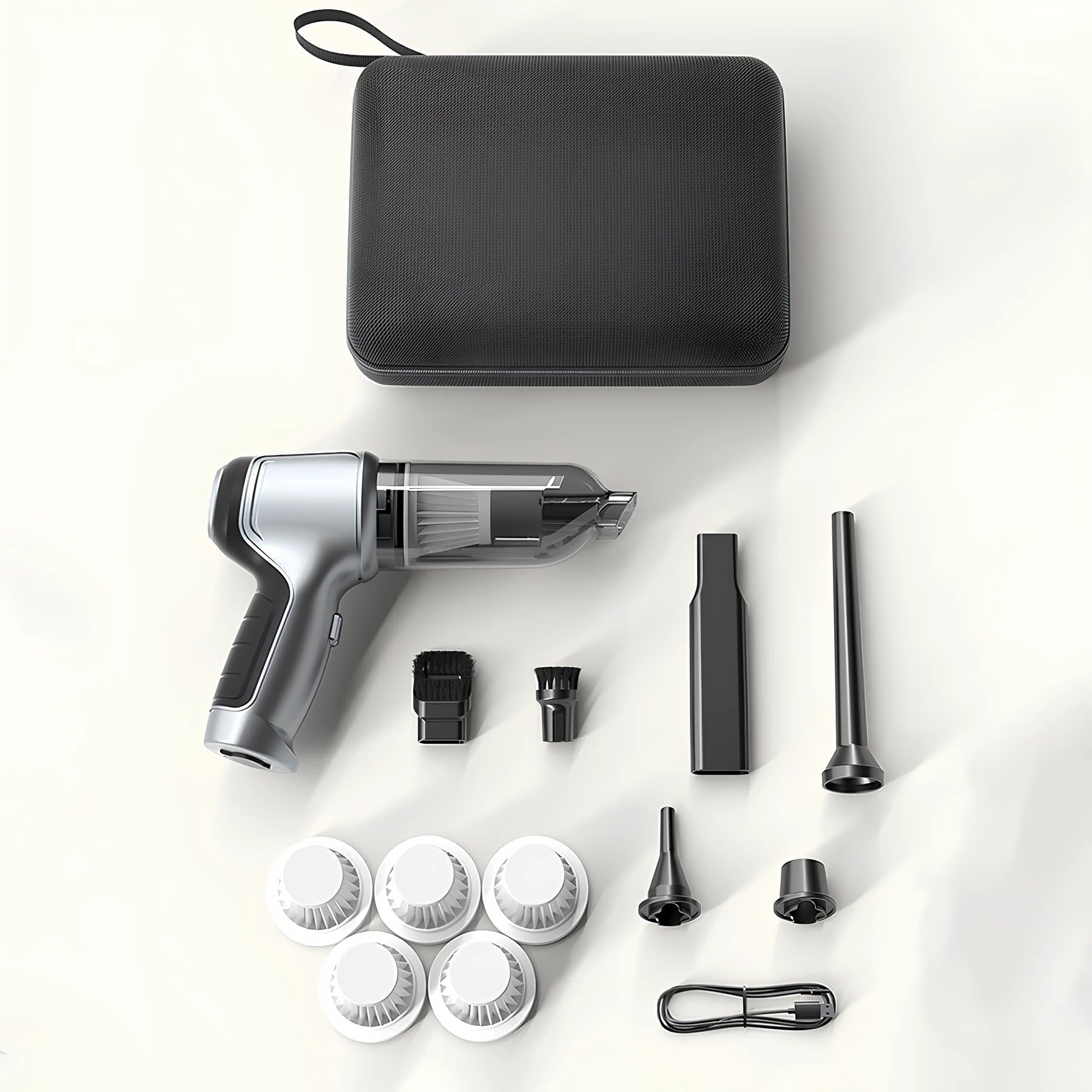 Handheld Vacuum Cleaner – Compact Cordless Cleaning for Home & Car