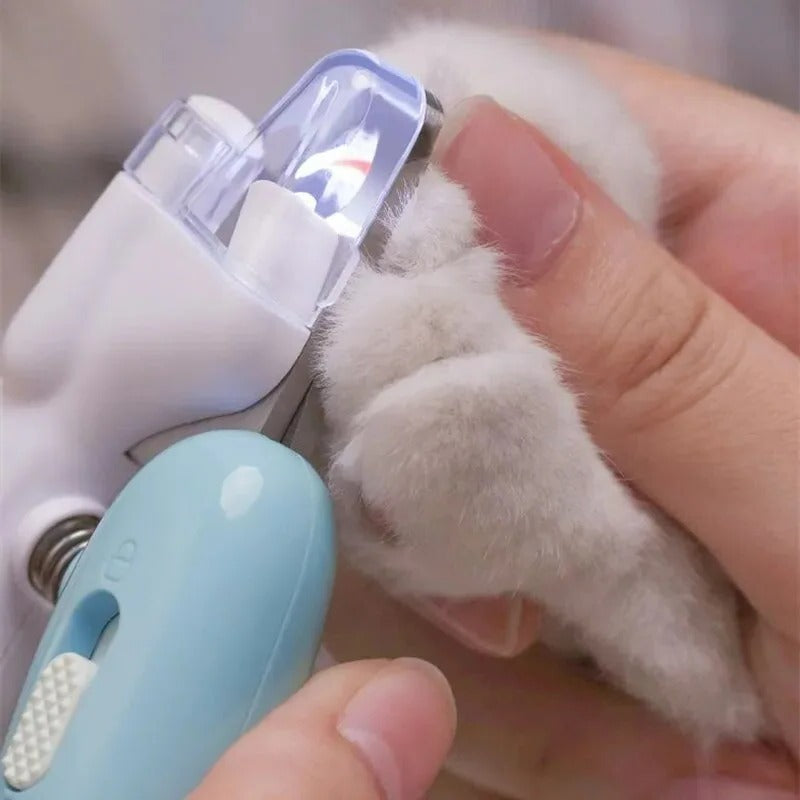 LED Pet Nail Clipper with Electric Grinder Trimmer