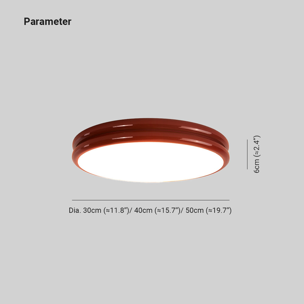 AuraRound LED Ceiling Light | Modern Flush Mount Minimalist Fixture