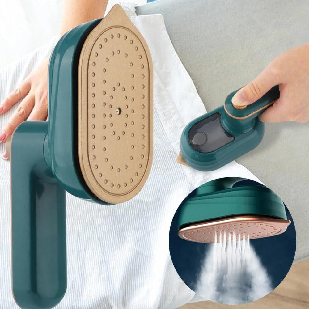 Mini Portable Rotating Steam Iron for Wet & Dry