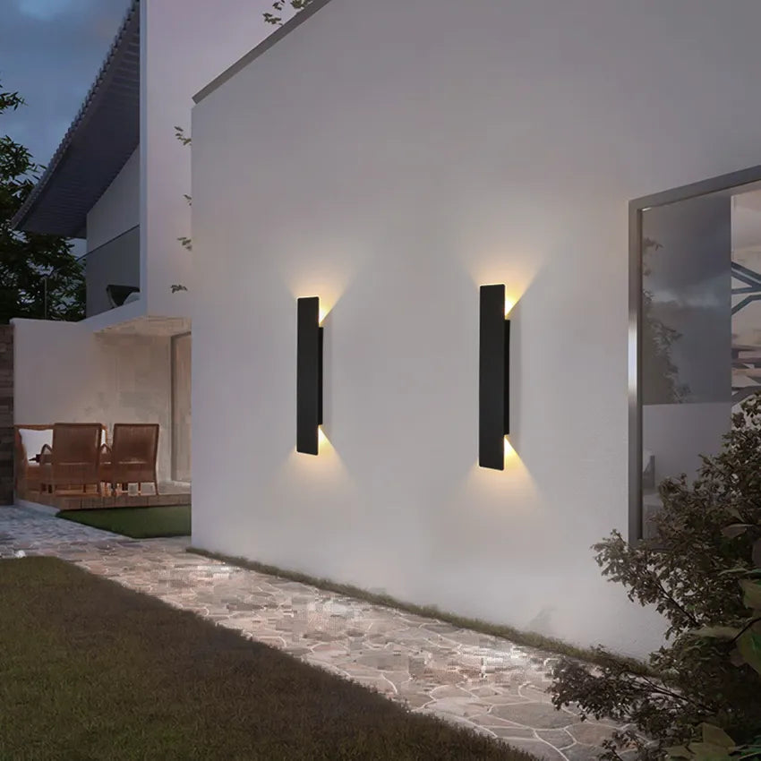 AquaLume Waterproof Outdoor Wall Light | Aluminium Garden & Patio Lamp
