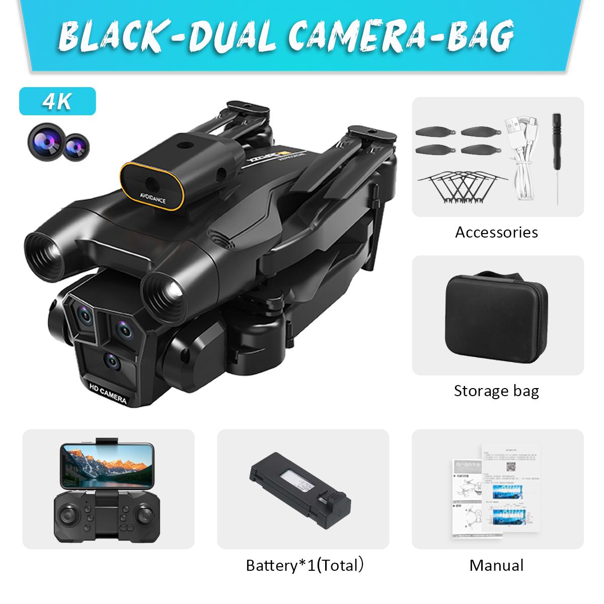 8K Foldable Drone with Triple HD Cameras