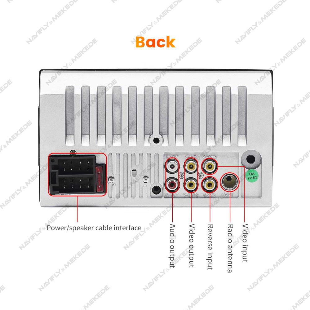 7" Touchscreen MP5 Car Stereo with Mirror Link & SWC