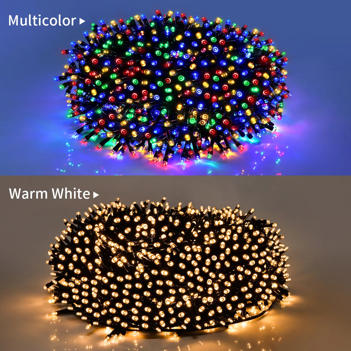 Courtyard Christmas Fairy Lights
