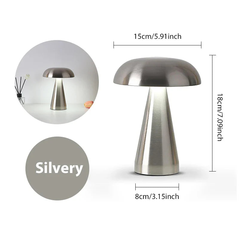 GlowMush Retro Mushroom Table Lamp