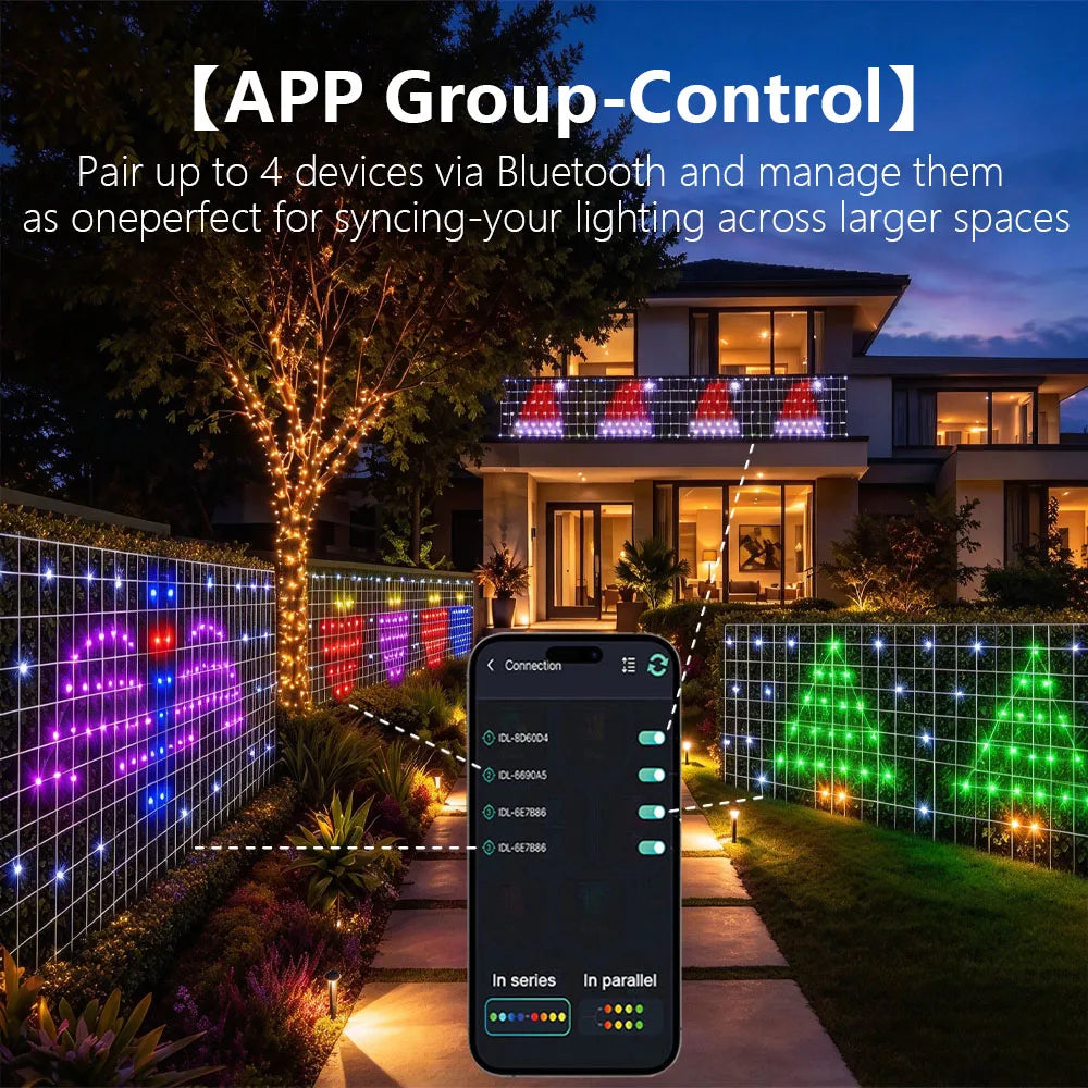 Smart Christmas Net Lights