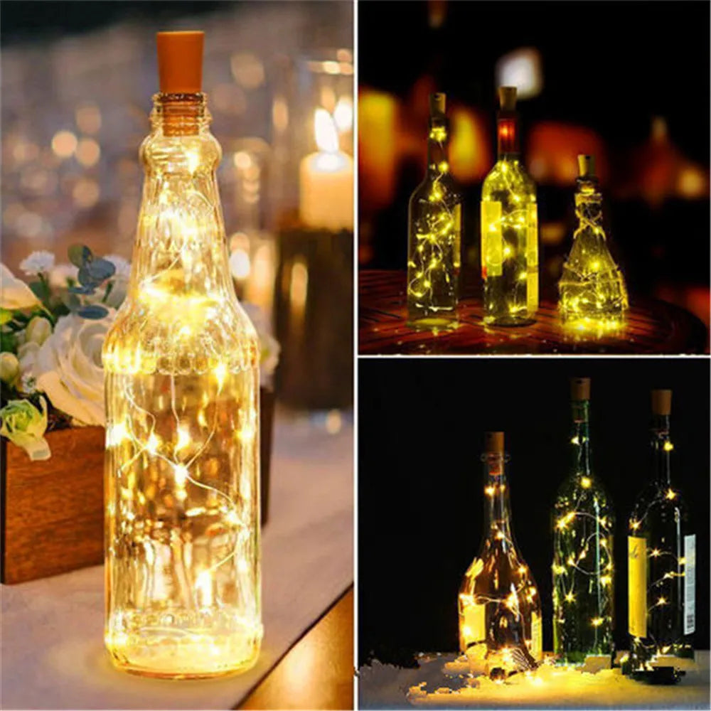 Wine Bottle Cork Lights
