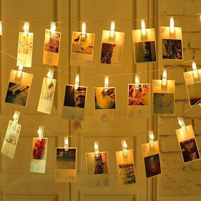 Photo Clip Fairy Lights