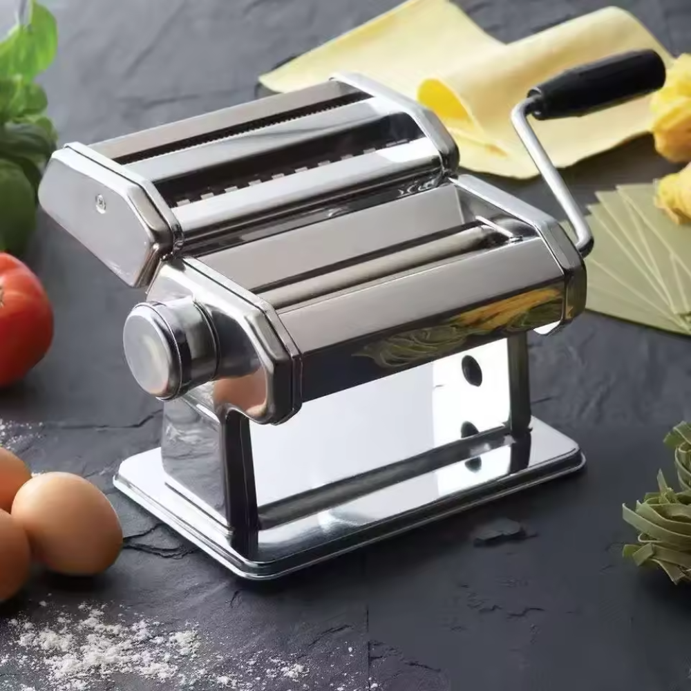 Manual Pasta Maker Machine Stainless Steel Noodle Roller