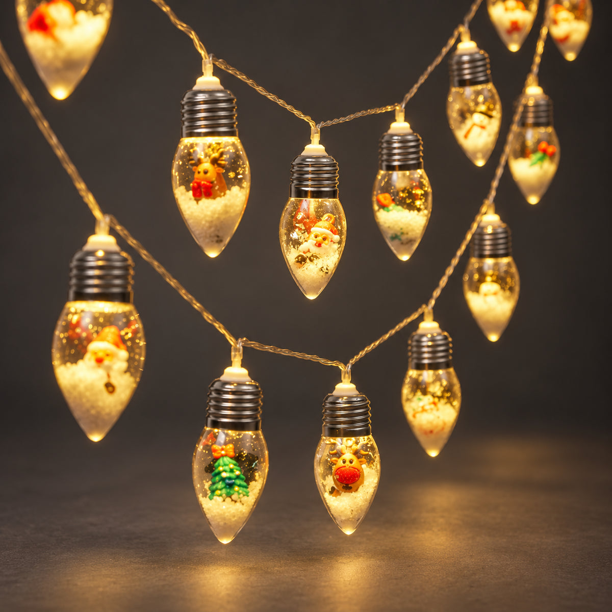 Christmas Snowball Globe Lights