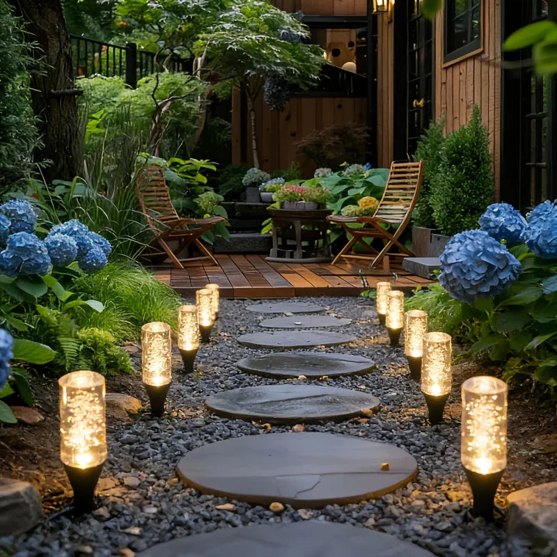 Solar Bubble Garden Lights