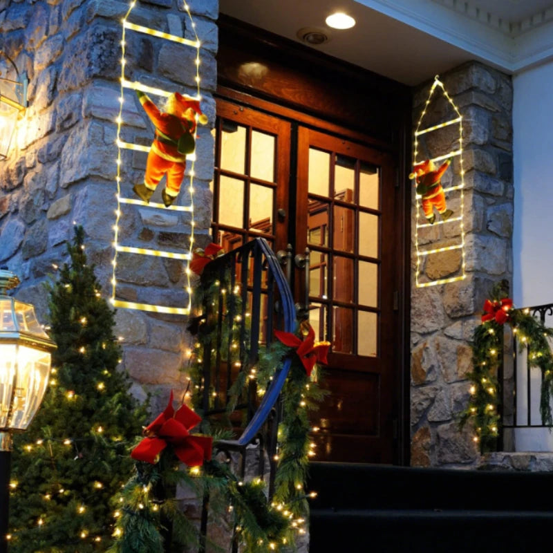 Climbing Santa Lights