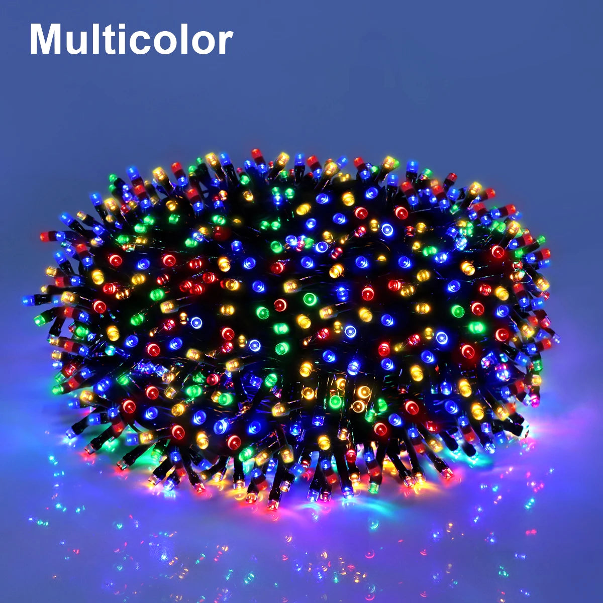 Courtyard Christmas Fairy Lights - Multicolor / 100M 1000LEDs