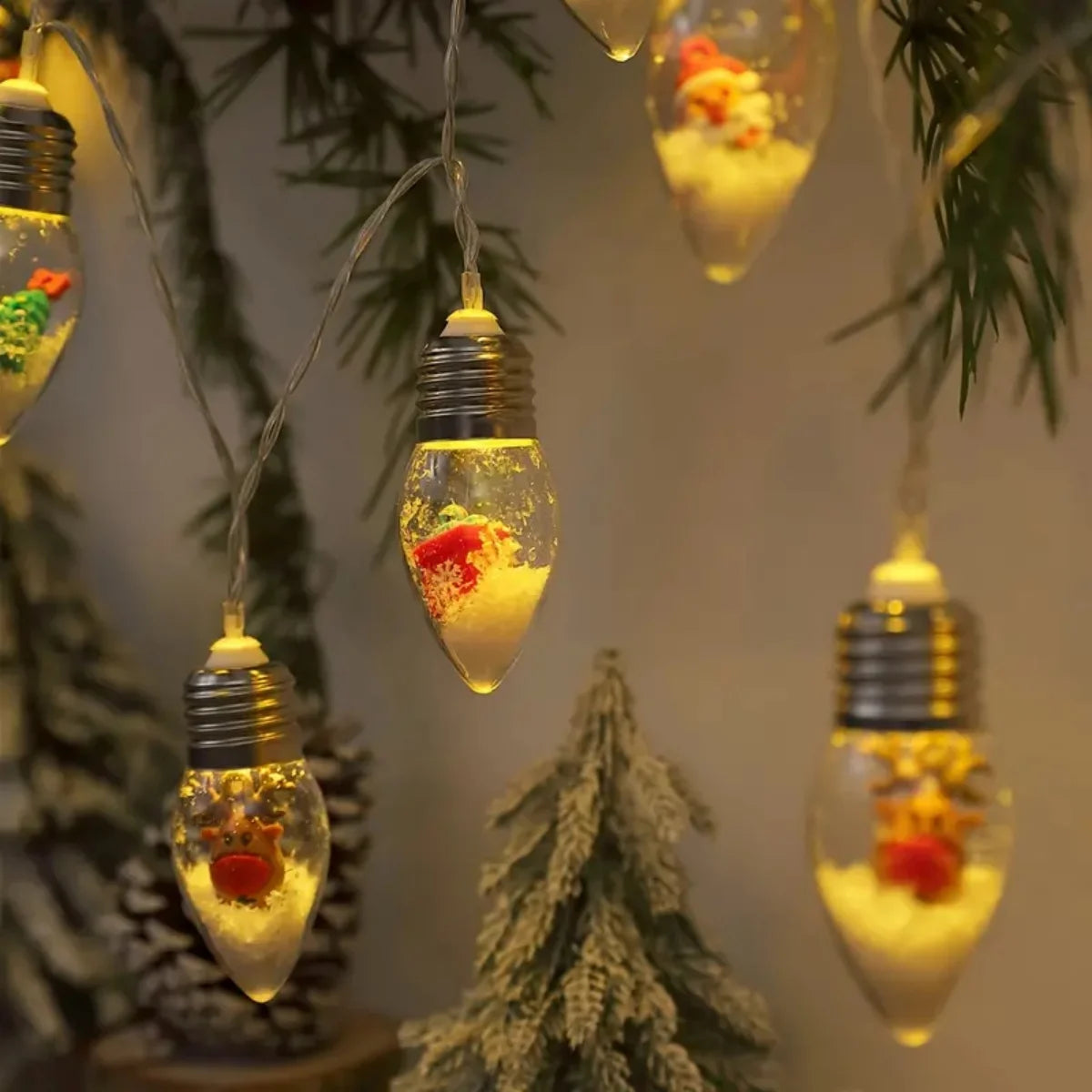 Christmas Snowball Globe Lights
