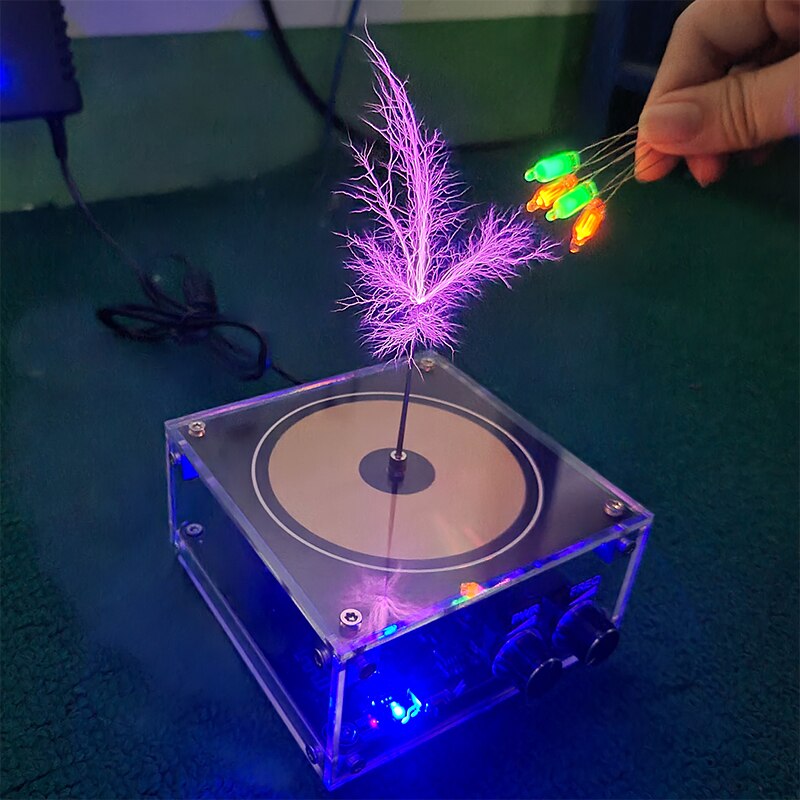 TeslaSpark Plasma Speaker | Lightning Music LED Display Device