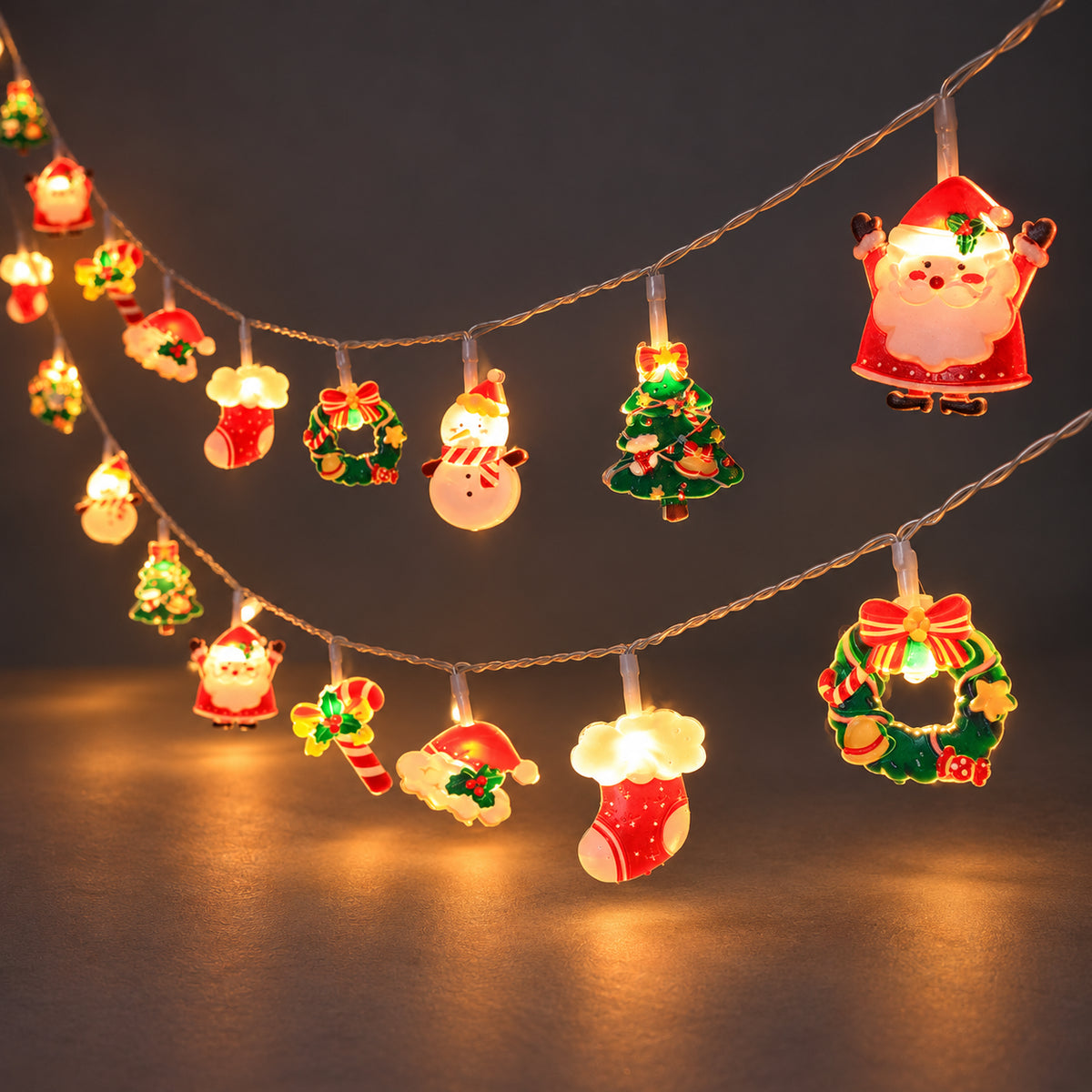 Festive Character String Lights