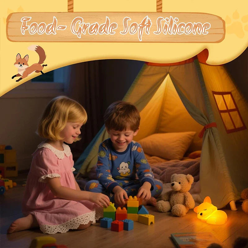 GlowFox Silicone Night Light