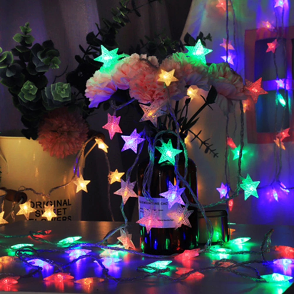 Christmas Star String Lights