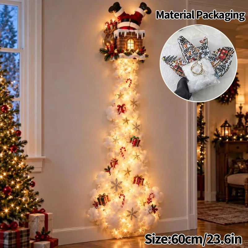 Santa Sleigh Wall Light - S10