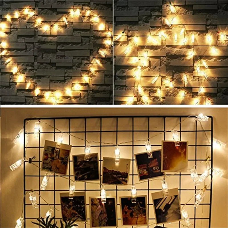 Photo Clip Fairy Lights