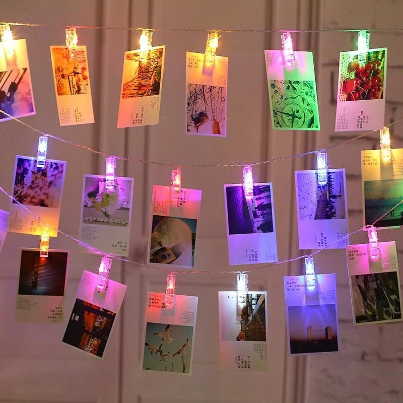 Photo Clip Fairy Lights