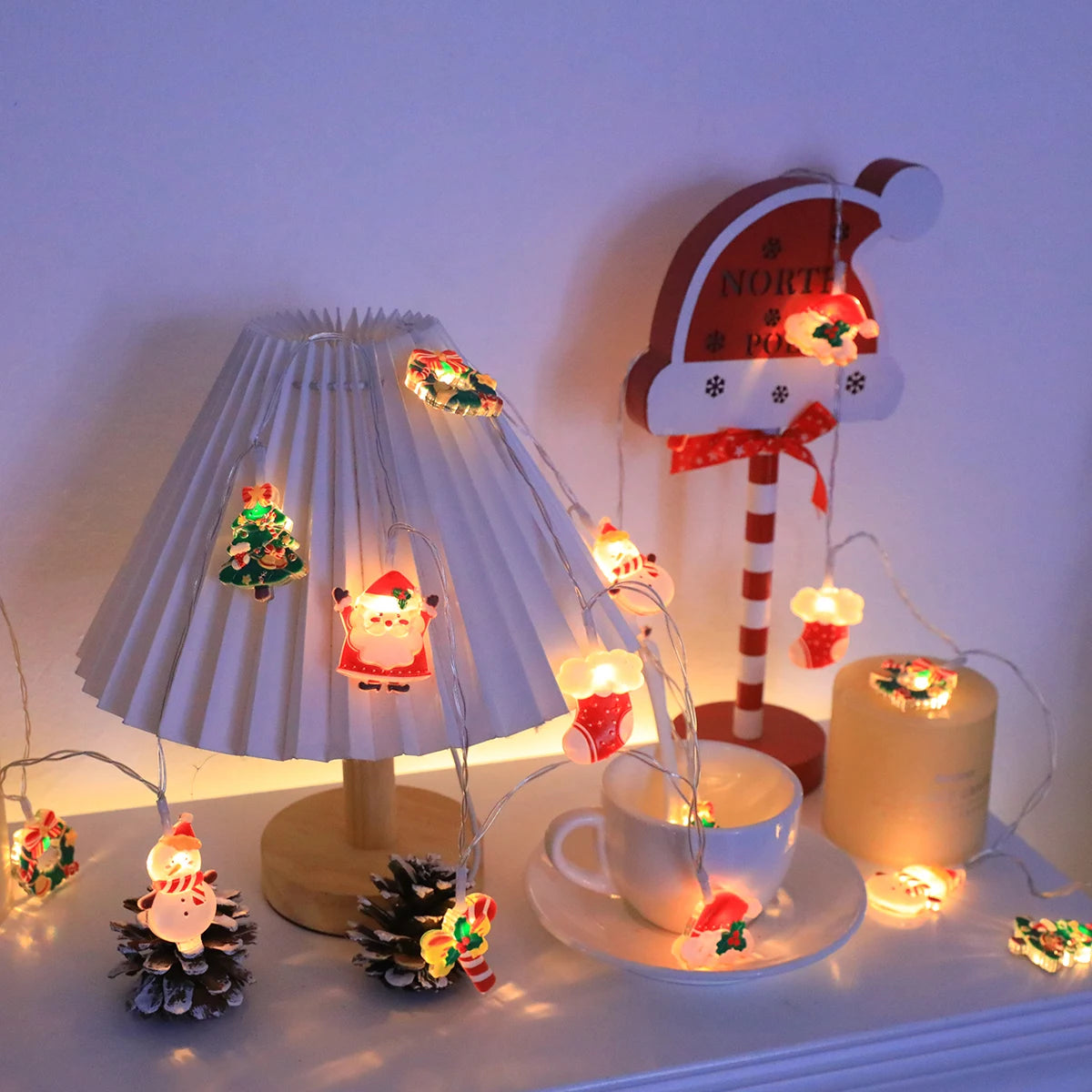 Festive Character String Lights