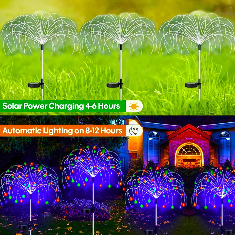 Solar Starburst Garden Lights
