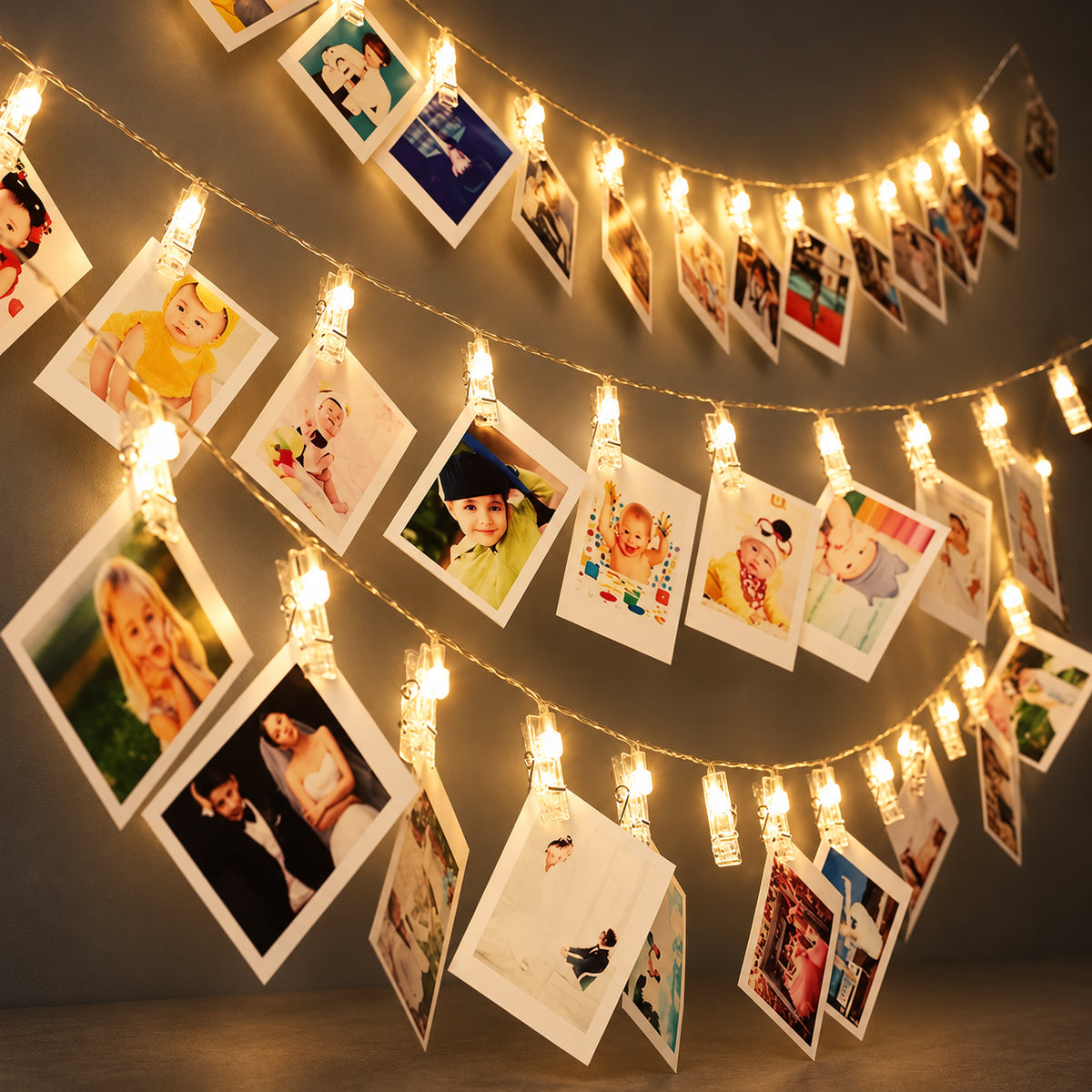 Photo Clip Fairy Lights