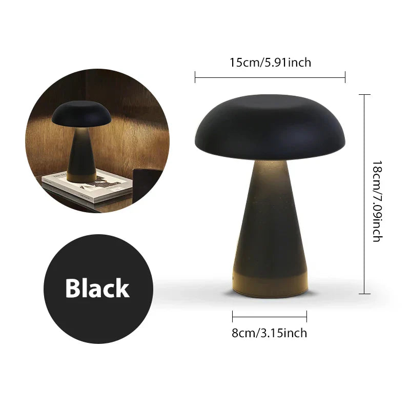 GlowMush Retro Mushroom Table Lamp