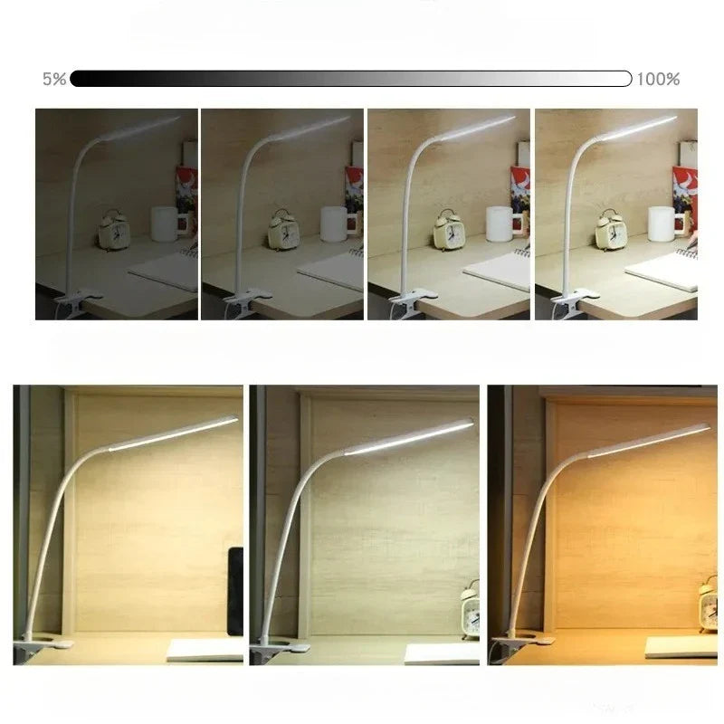 FlexiBeam LED Clip Desk Lamp