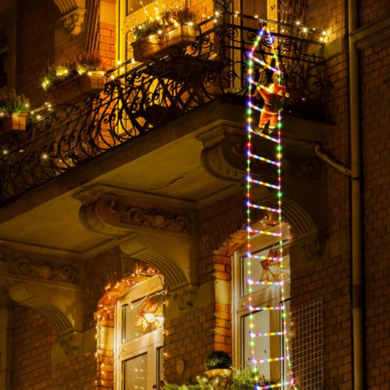 Climbing Santa Lights