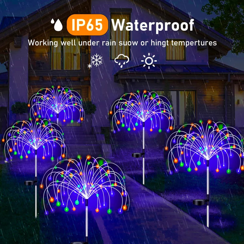Solar Starburst Garden Lights