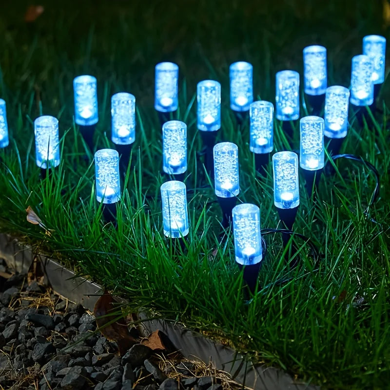 Solar Bubble Garden Lights - White / 3.8M10LED
