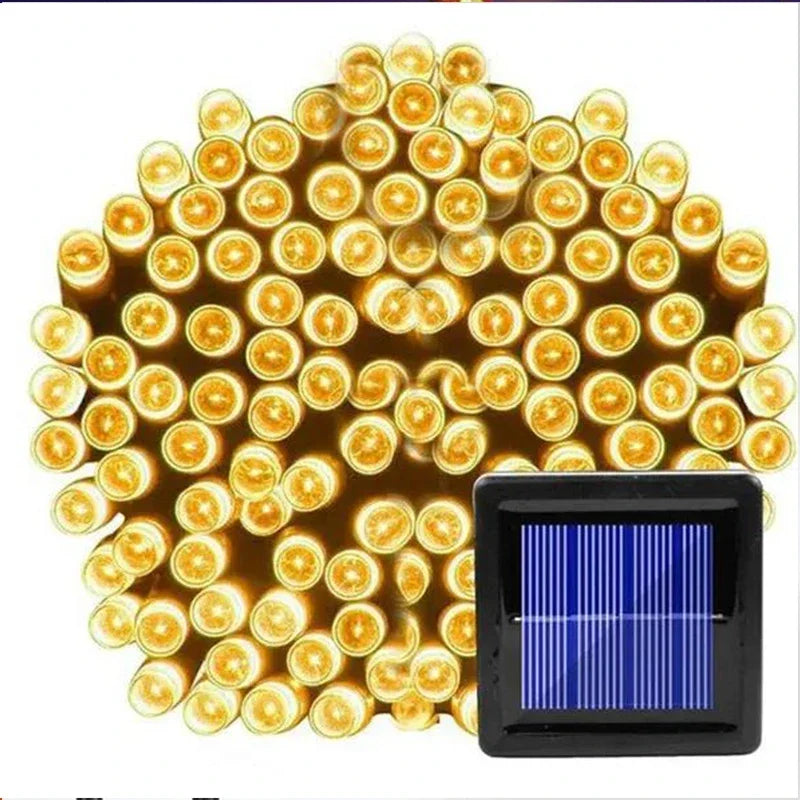 Solar Garden String Lights - Warm White / 300LED(32M)
